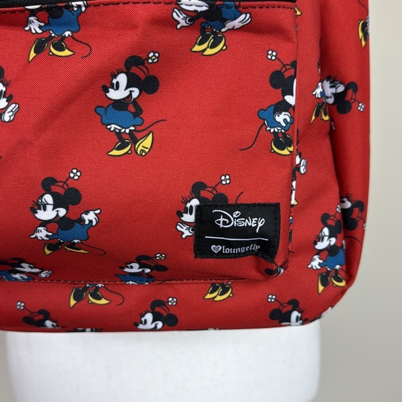 Disney Loungefly Minnie Mouse Classic Red Backpack‎ - Picture 7 of 10